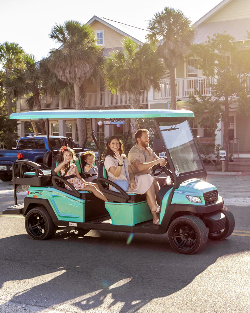 Golf cart rental on Anna Maria Island